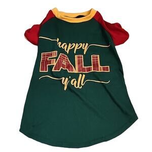 NWOT Happy Fall Y'all Dog T-shirt, XL